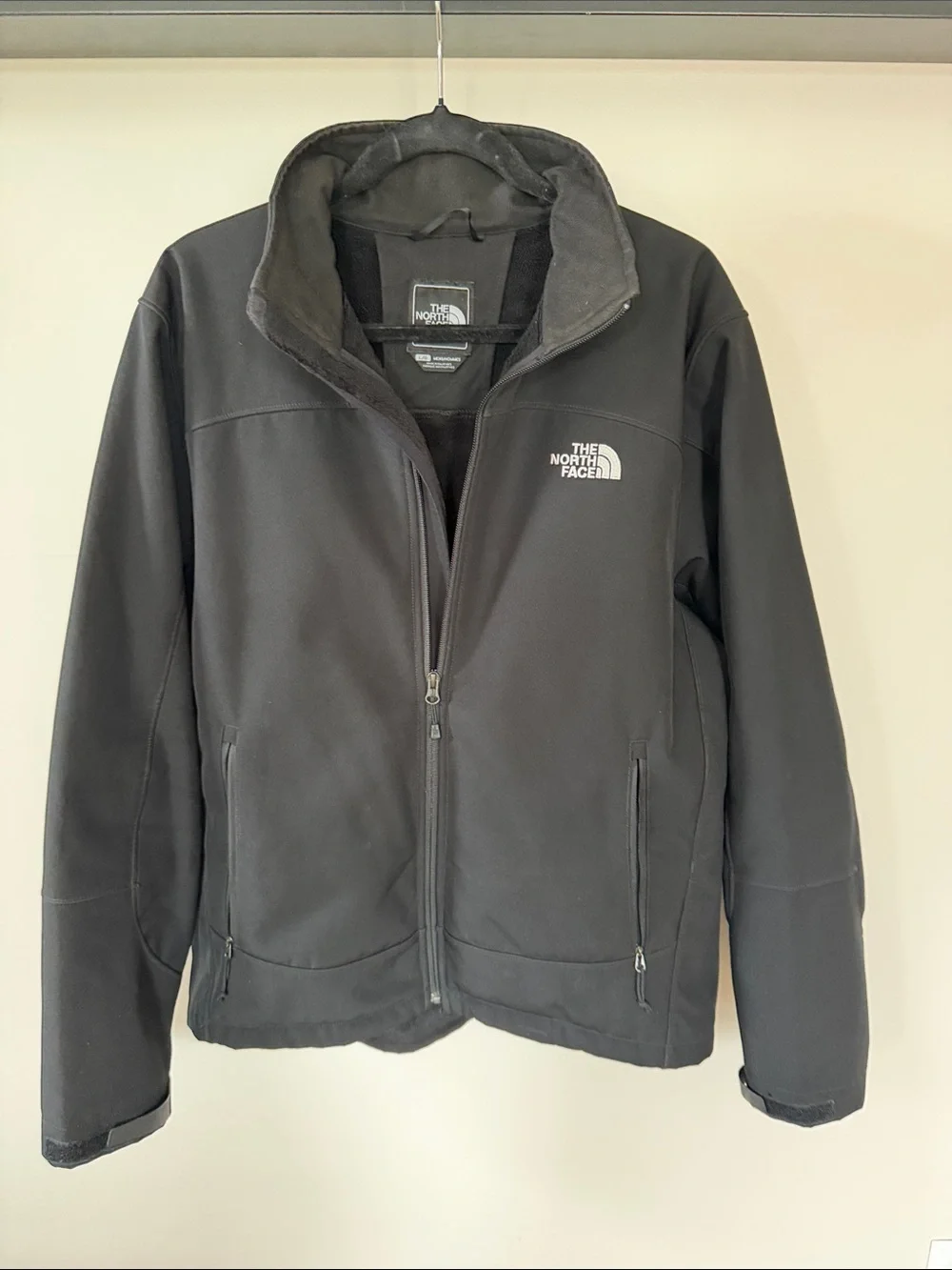 The North Face Black Zip-Up Softshell Jacket